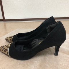 神戸レタス レオパードパンプスの画像