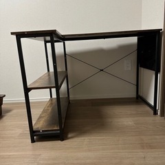 L字型パソコンデスクの画像