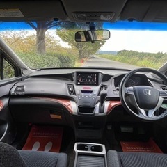 オデッセイ RB3 Mエアロパッケージ AppleCarplay 95000km 黒 予備検渡可 Bluetooth Googleマップの画像