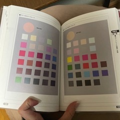 ✨お引取り先決定✨カラーコーディネーター　パーソナルカラー　教科書　参考書　配色カードの画像