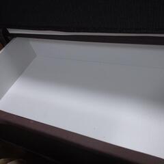ダブルベッド(引き出し、ベッド下収納、電源タップ、USBポート付き)の画像