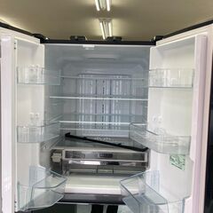 【リサイクルショップ　ピカソ　小松原】東芝 TOSHIBA 551L フレンチドア 6ドア 冷蔵庫 VEGETA（べジータ）2018年製 GR-M550FW★2304★の画像