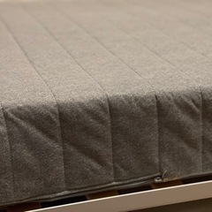 IKEAシングルベッドセット(マットレス＋ヘッドベース＋ベッドフ...