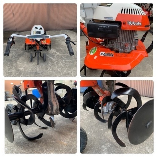 耕運機 農作業 GE95V-T エンジン　クボタ　2.4PS