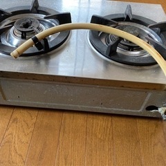 リンナイガスコンロ　RTS-2CT-L 都市ガス　業務用ガスコンロ　左強火力の画像