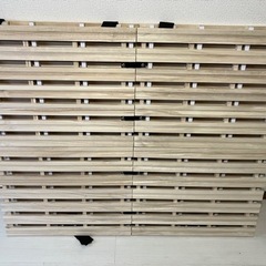 【引取り限定】タンスのゲン　セミダブルすのこベッド