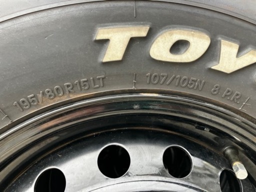 最終【値下げ】TOYO H20 ホワイトレター 15インチ 4本セット