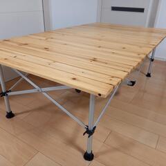 コールマン ナチュラルウッドロールテーブル120の画像