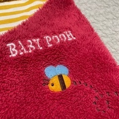 プーさんのおくるみ　Baby pooh 50 60 70 防寒の画像