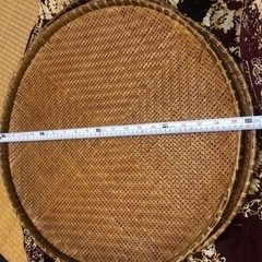 梅干用のでっかいザル　4枚　無料での画像