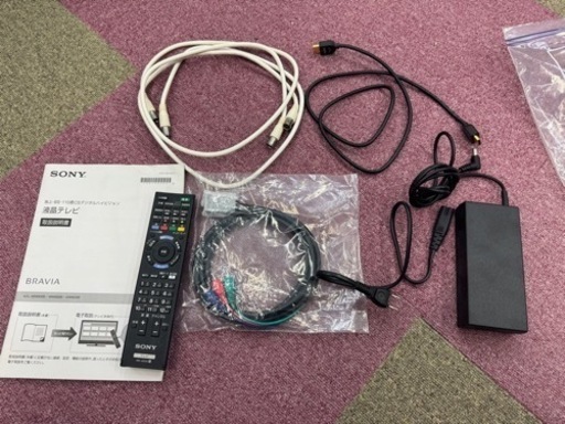 SONY 液晶テレビ 48インチ KDL-48W600B 2014年製 ブラビア 付属品 リモコン付き