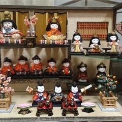 あげます。お雛様　ガラスケース入