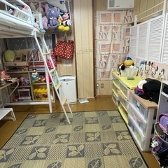 デスク付きロフトベッド