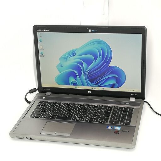送料無料 日本製 ノートパソコン 17インチ HP 4740s 中古良品 第3世代i5 DVDRW 無線 Wi-Fi Bluetooth webカメラ Windows11 Office
