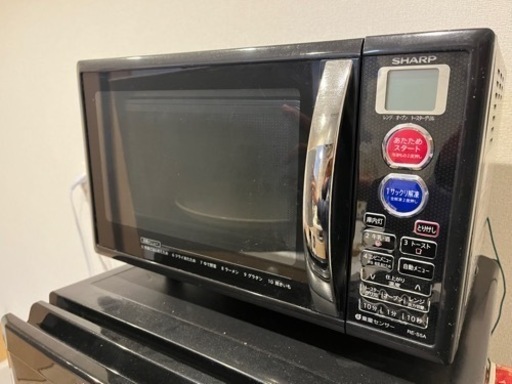 オーブンレンジ15L(シャープ、ブラック)