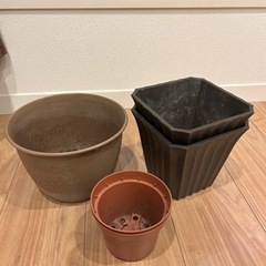 植木鉢4個