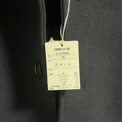 コムサ　COMMCA チェスターコート ネイビー　新品の画像