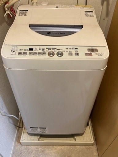 洗濯機(シャープ、ホワイト)