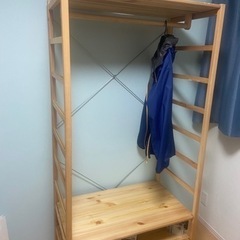 MUJI無印良品　ハンガーラックの画像