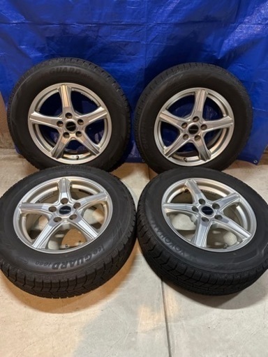 BALMINUM バルミナ 16インチ アルミホイール4本セット ヨコハマ スタッドレスタイヤ iceGUARD 205/65R16