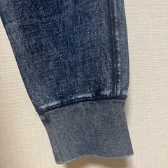 GUジーユー ウィメンズ　デニムライクスウェットジョガーパンツ　中古品の画像