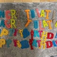 誕生日用飾りの画像
