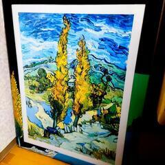 【複製╱絵画】フィンセント・ファン・ゴッホ『丘を抜ける道の2本の...