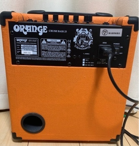 ベースアンプ　ORANGE  CRUSH-BASS-25