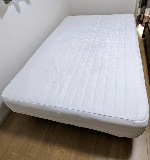 〈引き取り者確定のため終了〉【無印良品】脚付きマットレスベッド