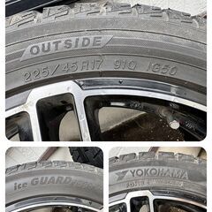 BMW E46/E90/F90 3シリーズ　スタッドレスタイヤ　YOKOHAMA　225/45R17の画像