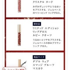 値下 エスティ ローダー リップ グロス 口紅 コレクション 2023の画像