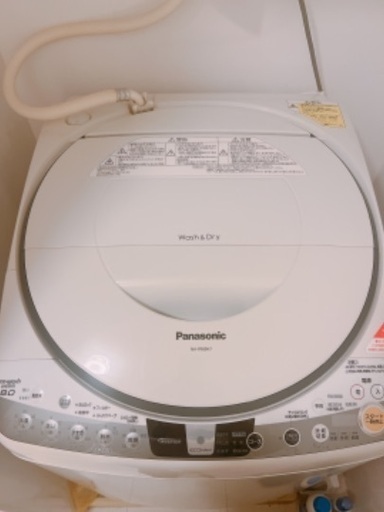 【中古】洗濯機　Panasonic NA-FR80H7