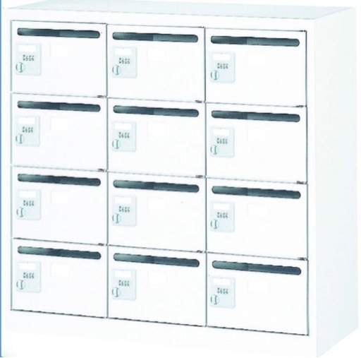 ＴＲＵＳＣＯ　メールボックス　12戸用　９００Ｘ３８０ＸＨ８８０