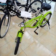 ★ジモティ割あり★  自転車 ２０インチ ライトグリーン クリー...