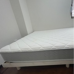 白 スノコ ダブルベットセットの画像