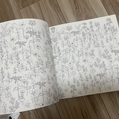 塗り絵　本　趣味　花、猫、動物の画像