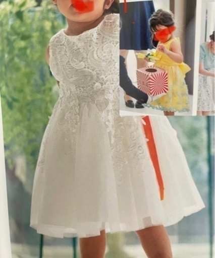 子供　ドレス 　ワンピース セット　キッズ　結婚式　110 セット
