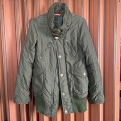 深緑　ジャンパー