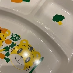 しまじろう ランチプレート フォーク スプーンの画像