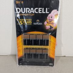 【新品・箱傷み・未使用】デュラセル　アルカリ9V乾電池　8本の画像