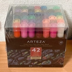 リキッドチョークマーカー　水性４２色  黒板ラベル50枚の画像