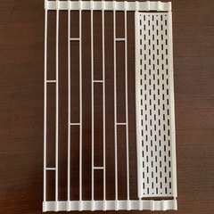 山崎実業　水切り　シリコントレー　S ホワイトの画像