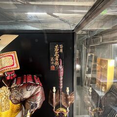 リサイクルショップどりーむ天保山店　No11440　五月人形　こどもの日　特選若武者飾り　菊水作　ライト付き　先取り！！　の画像