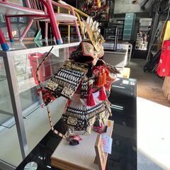 リサイクルショップどりーむ天保山店　No11441　五月人形　特選立ち武者　こどもの日　新品は高い　超お買い得　早い者勝ちデスの画像