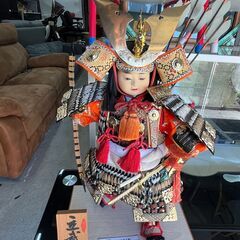 リサイクルショップどりーむ天保山店　No11441　五月人形　特選立ち武者　こどもの日　新品は高い　超お買い得　早い者勝ちデスの画像