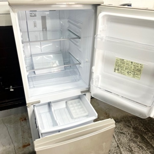 【関西地域.配送設置可能⭕️】激安‼️ 17年製 SHARP 2ドア冷蔵庫 SJ-C14D-N?02202
