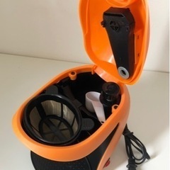 【中古品】レコルト コーヒーメーカー グランカフェデュオ オレンジ GKD-1 キッチン家電の画像