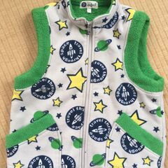 （東京・引き取り）H＆M他☆秋冬パジャマ3セット＋あったかベスト120～130サイズの画像