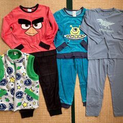 （東京・引き取り）H＆M他☆秋冬パジャマ3セット＋あったかベスト...