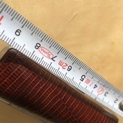 蛇革風　印鑑ケース　長さ約9㎝の画像